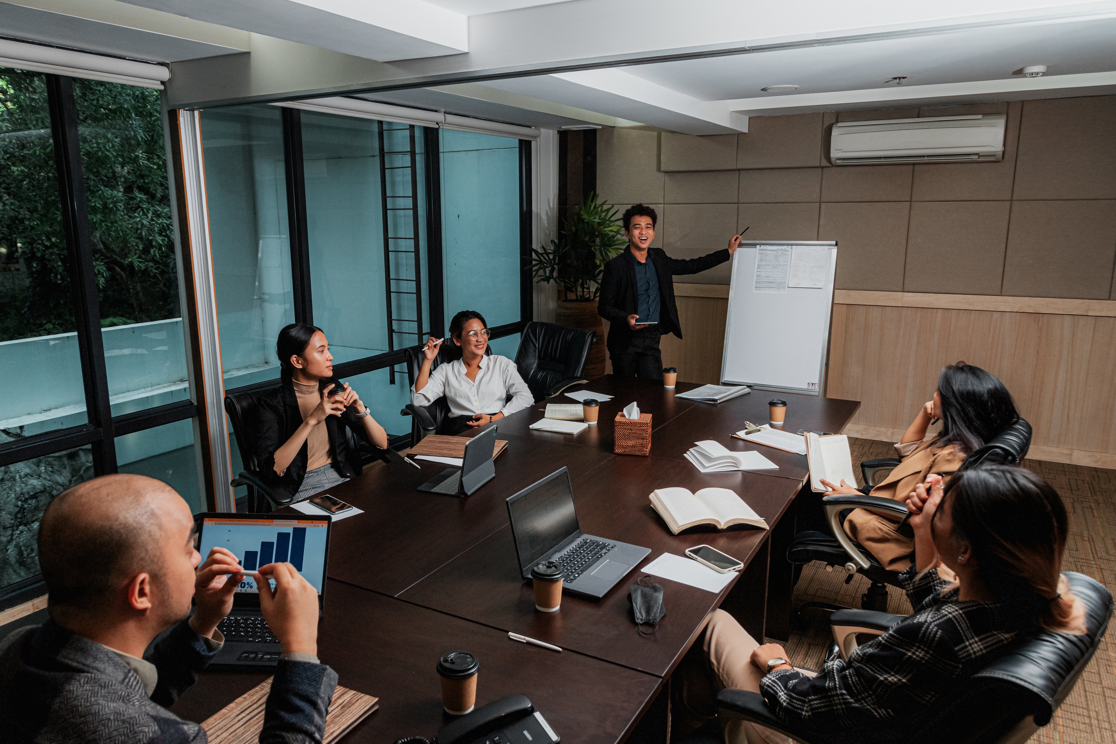 Team in a Meeting